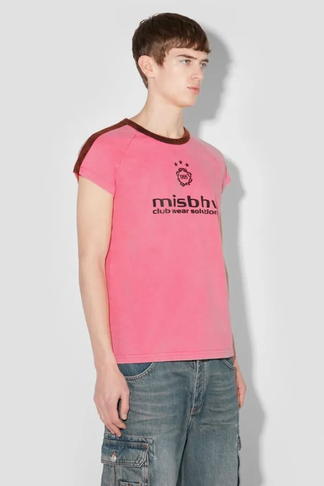 Men TShirts MISBHV Hools TShirt Washed Pink