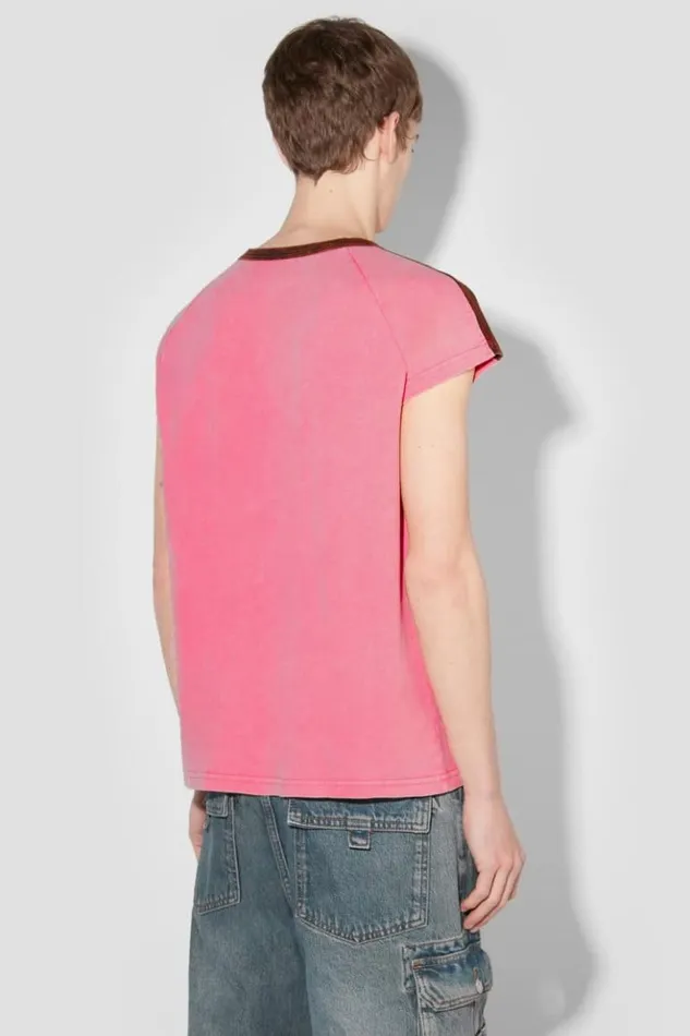 Men TShirts MISBHV Hools TShirt Washed Pink