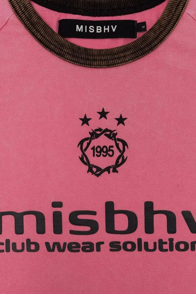 Men TShirts MISBHV Hools TShirt Washed Pink