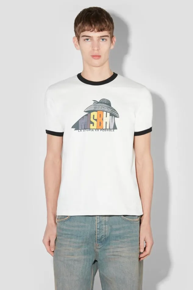 Men TShirts MISBHV La Utopia TShirt Off White
