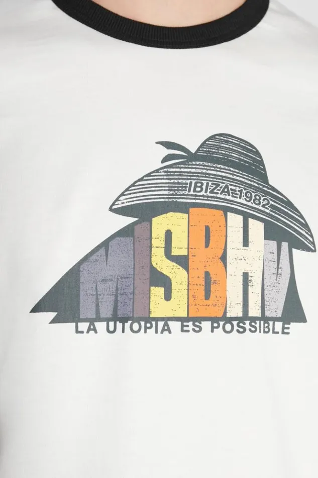 Men TShirts MISBHV La Utopia TShirt Off White
