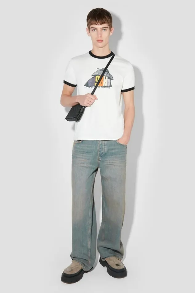 Men TShirts MISBHV La Utopia TShirt Off White