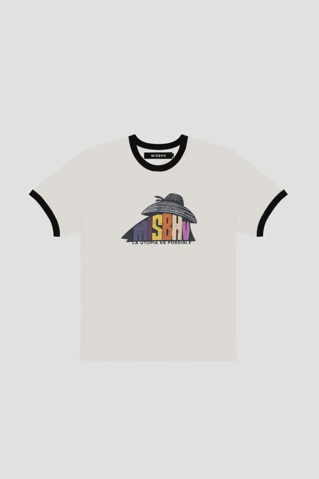 Men TShirts MISBHV La Utopia TShirt Off White