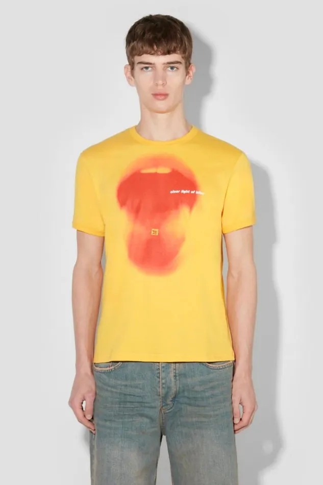 Men TShirts MISBHV LSD TShirt Yellow