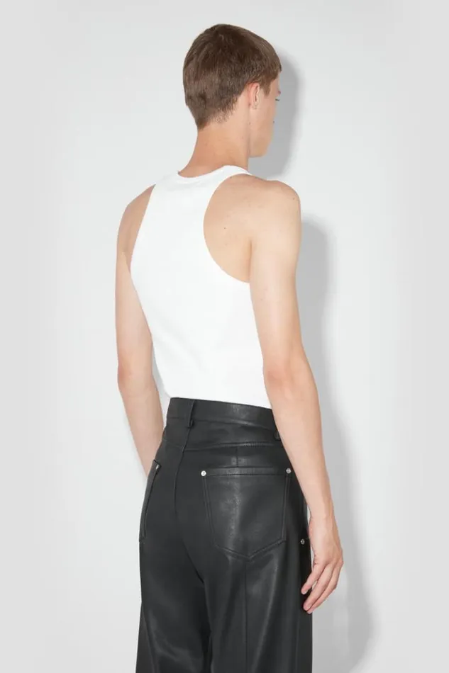 Men TShirts MISBHV The M Tank Top White
