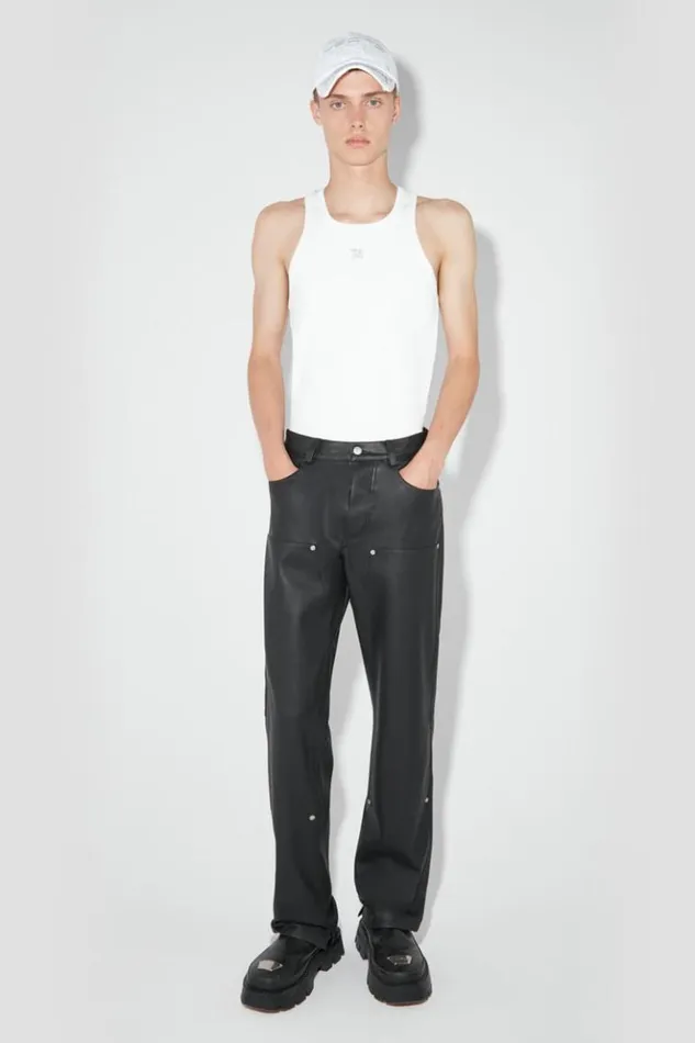 Men TShirts MISBHV The M Tank Top White