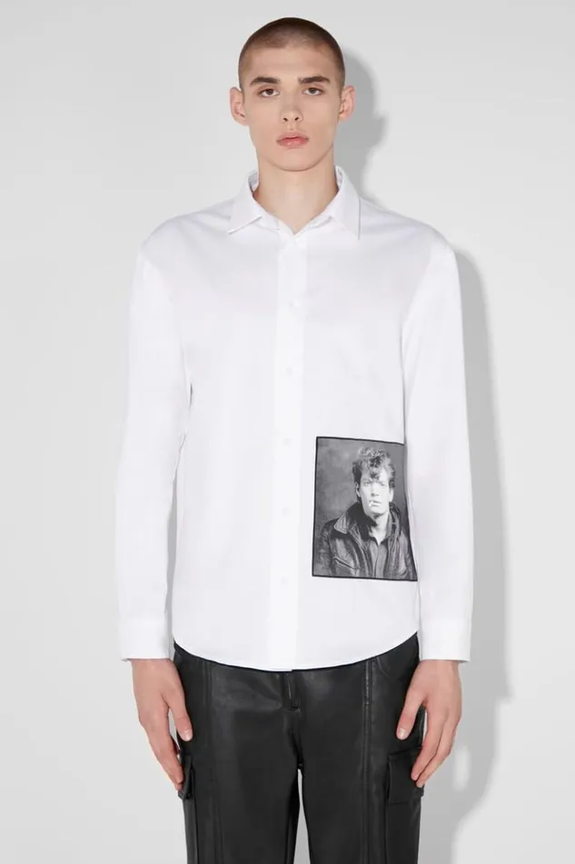 Men Tops MISBHV Self Portrait 1980 Robert Mapplethorpe Shirt White
