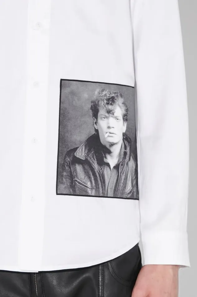 Men Tops MISBHV Self Portrait 1980 Robert Mapplethorpe Shirt White