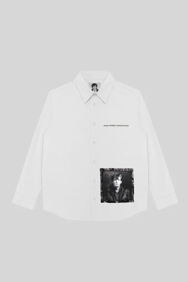 Men Tops MISBHV Self Portrait 1980 Robert Mapplethorpe Shirt White