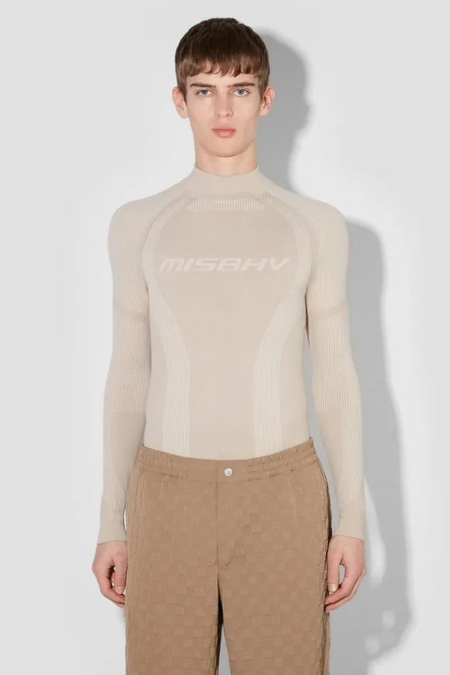 Men Tops MISBHV Sport Longsleeve Beige