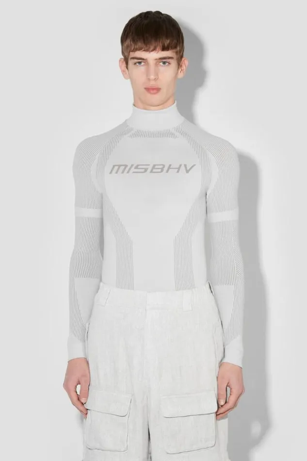 Men Tops MISBHV Sport Longsleeve Light Grey
