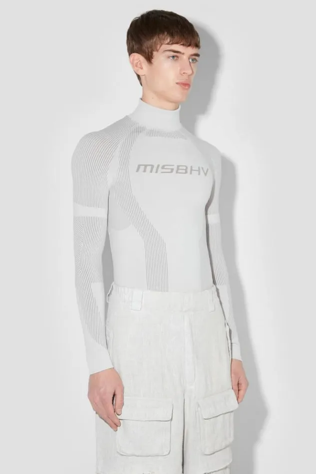 Men Tops MISBHV Sport Longsleeve Light Grey