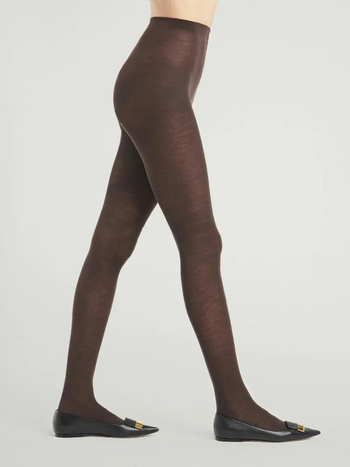 Merino Tights Soft Cacao Women Wolford Tights