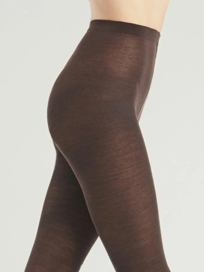 Merino Tights Soft Cacao Women Wolford Tights