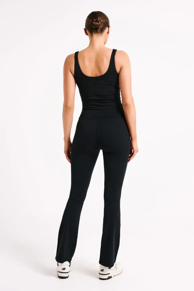 Meshki Activewear Tops Women Nadine Yoga Top 8211 Black Black