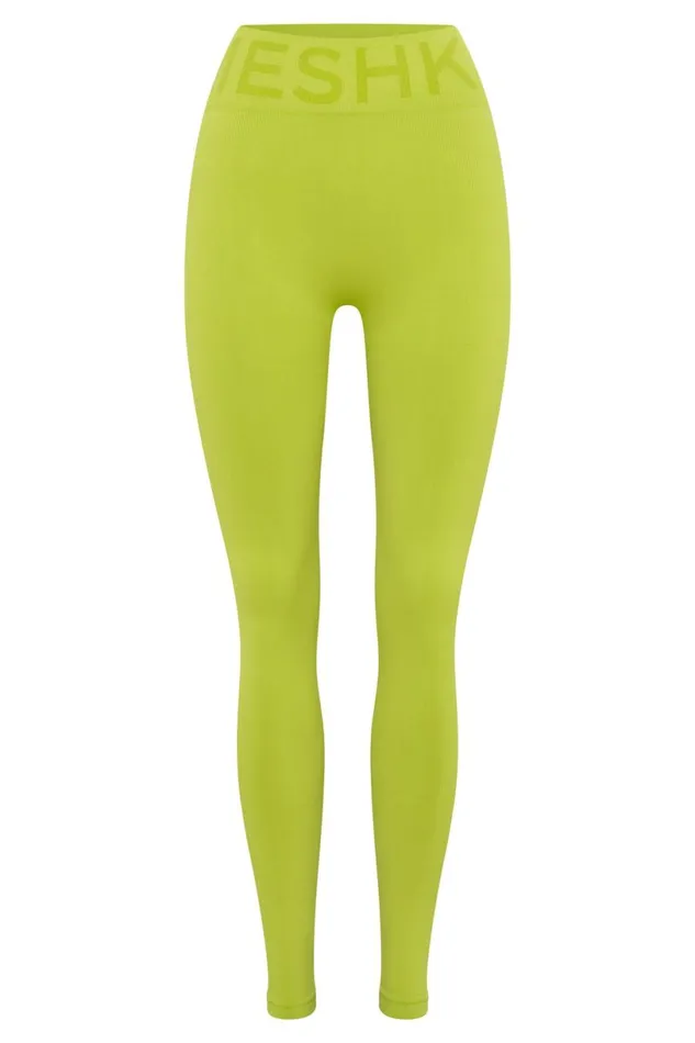Meshki Activewear Women Leia Seamless Leggings 8211 Lime Green Limegreen Meshki Activewear Women Leia Seamless Leggings 8211 Lime Green Limegreen