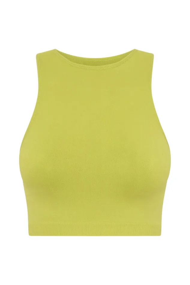 Meshki Activewear Women Pippa Racer Tank Top 8211 Lime Green Limegreen Meshki Activewear Women Pippa Racer Tank Top 8211 Lime Green Limegreen