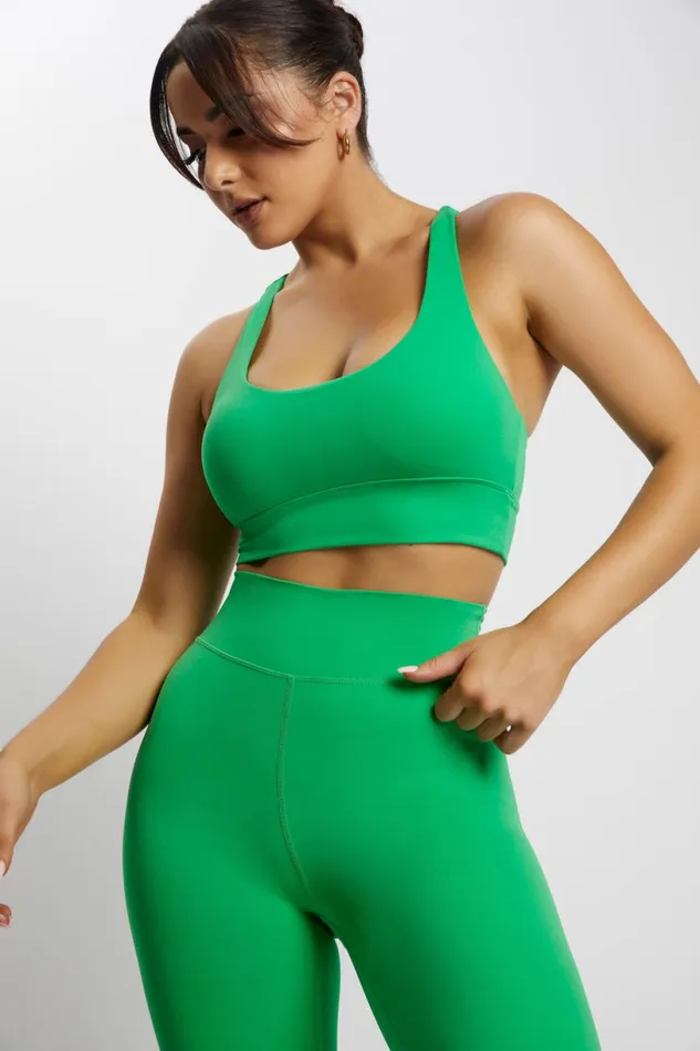Meshki Activewear Women Thea Racerback Crop Top 8211 Bright Green Brightgreen Meshki Activewear Women Thea Racerback Crop Top 8211 Bright Green Brightgreen