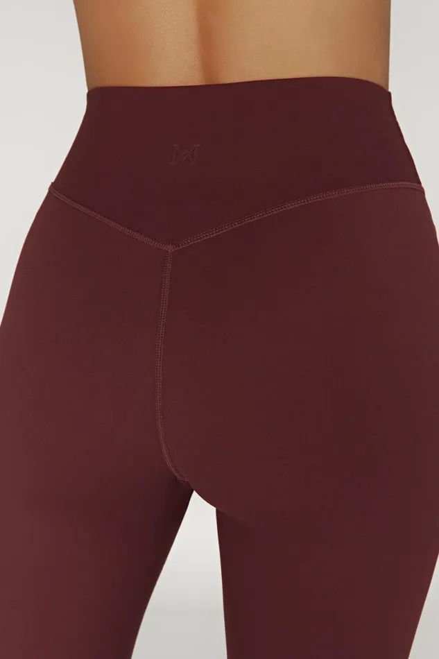 Meshki Activewear Women Venus V Back Leggings 8211 Mahogany Mahogany
