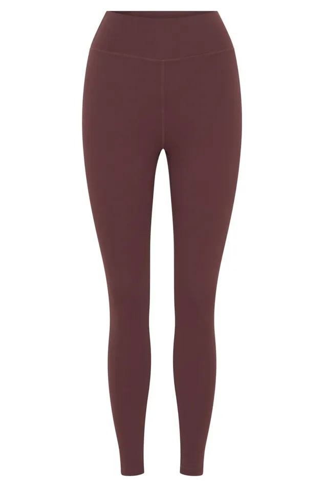 Meshki Activewear Women Venus V Back Leggings 8211 Mahogany Mahogany
