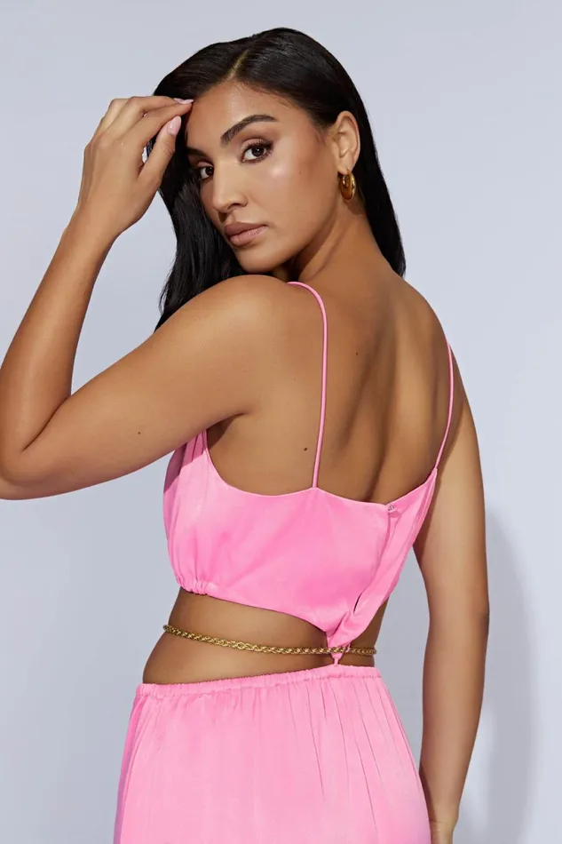 Meshki Bachelorette Women Colette Chain Maxi Dress 8211 Bubblegum Pink Bubblegumpink Meshki Bachelorette Women Colette Chain Maxi Dress 8211 Bubblegum Pink Bubblegumpink