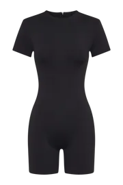 Meshki Basic Bottoms Women Francesca Recycled Nylon Playsuit 8211 Black Black