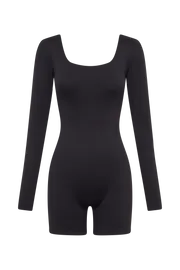 Meshki Basic Bottoms Women Oakley Recycled Nylon Long Sleeve Playsuit 8211 Black Black