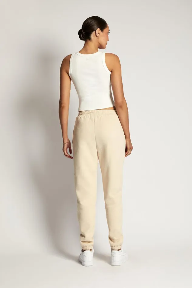 Meshki Basic Tops Women Zanna Ribbed Tank Top 8211 White White