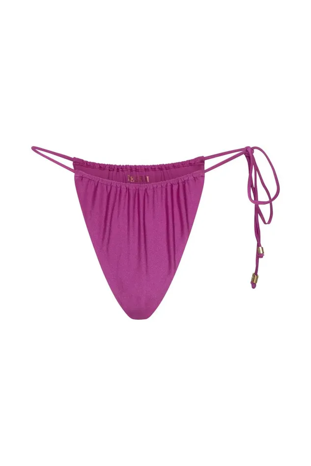 Meshki Bikini Bottoms Women Andie Ruched String Side Bikini Brief 8211 Violet Violet Meshki Bikini Bottoms Women Andie Ruched String Side Bikini Brief 8211 Violet Violet