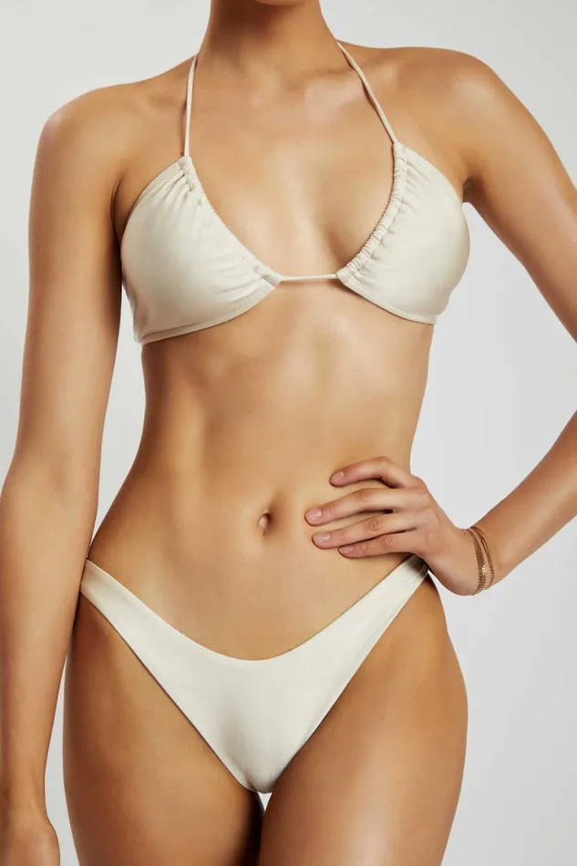 Meshki Bikini Bottoms Women Bambi Cheeky Cut Bikini Bottoms 8211 Ivory Ivory Meshki Bikini Bottoms Women Bambi Cheeky Cut Bikini Bottoms 8211 Ivory Ivory