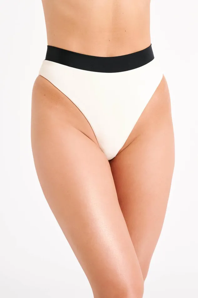 Meshki Bikini Bottoms Women Giulia Recycled Contrast Bikini Bottom 8211 Ivory Ivory Meshki Bikini Bottoms Women Giulia Recycled Contrast Bikini Bottom 8211 Ivory Ivory