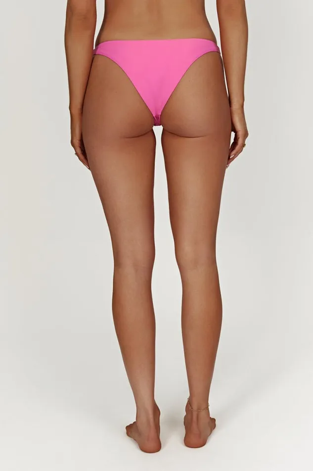 Meshki Bikini Bottoms Women Rosie Recycled Nylon Cheeky Cut Bikini Bottoms 8211 Pink Pink