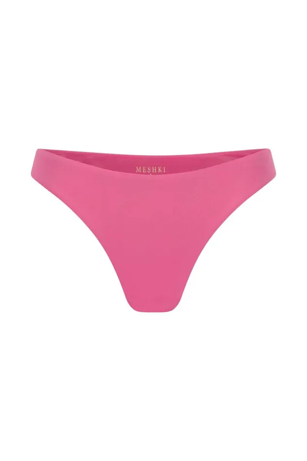 Meshki Bikini Bottoms Women Rosie Recycled Nylon Cheeky Cut Bikini Bottoms 8211 Pink Pink