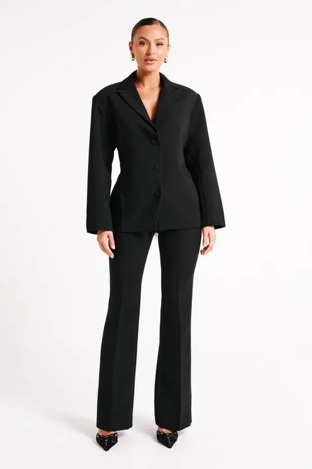 Meshki Blazers Women Addie Suiting Blazer 8211 Black Black