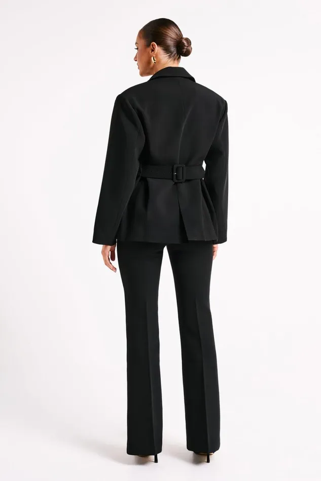 Meshki Blazers Women Addie Suiting Blazer 8211 Black Black