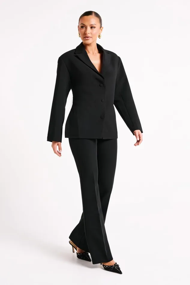 Meshki Blazers Women Addie Suiting Blazer 8211 Black Black