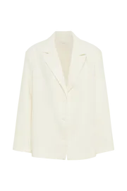 Meshki Blazers Women Addie Suiting Blazer 8211 Ivory Ivory