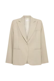 Meshki Blazers Women Drew Oversized Textured Blazer 8211 Natural Natural
