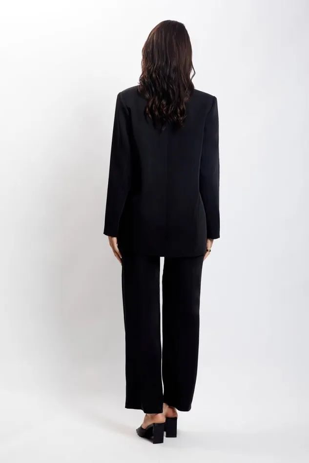 Meshki Blazers Women Madison Oversized Blazer 8211 Black Black