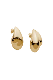 Meshki Bridesmaids Women Zadie Double Teardrop Earrings 8211 Gold Gold