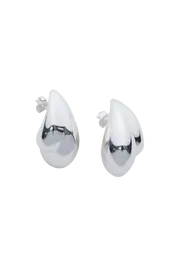 Meshki Bridesmaids Women Zadie Double Teardrop Earrings 8211 Silver Silver