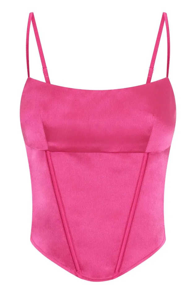 Meshki Corsets Women Desirie Longline Corset Top 8211 Fuchsia Fuchsia Meshki Corsets Women Desirie Longline Corset Top 8211 Fuchsia Fuchsia