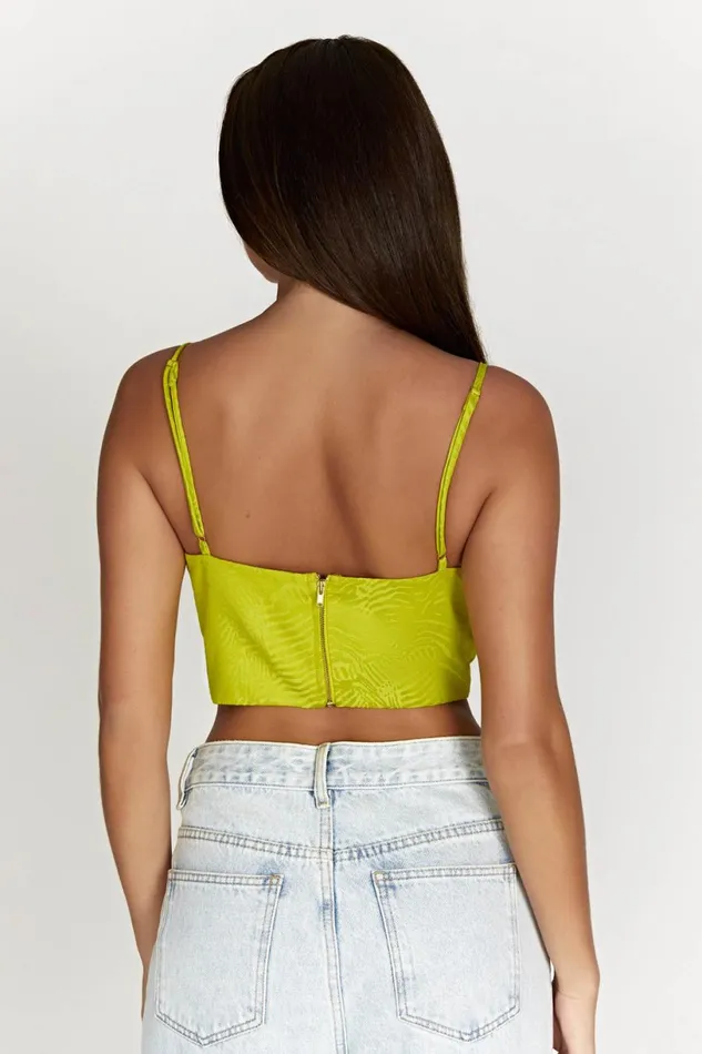 Meshki Corsets Women Maggie Underwire Corset Top 8211 Chartreuse Chartreuse Meshki Corsets Women Maggie Underwire Corset Top 8211 Chartreuse Chartreuse
