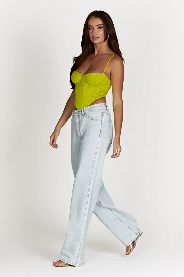 Meshki Corsets Women Maggie Underwire Corset Top 8211 Chartreuse Chartreuse Meshki Corsets Women Maggie Underwire Corset Top 8211 Chartreuse Chartreuse