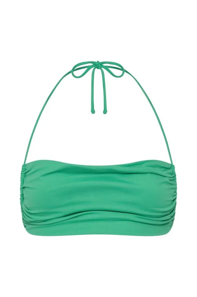 Meshki Crop Tops Women Amber Ruched Halter Crop Top 8211 Green Green Meshki Crop Tops Women Amber Ruched Halter Crop Top 8211 Green Green