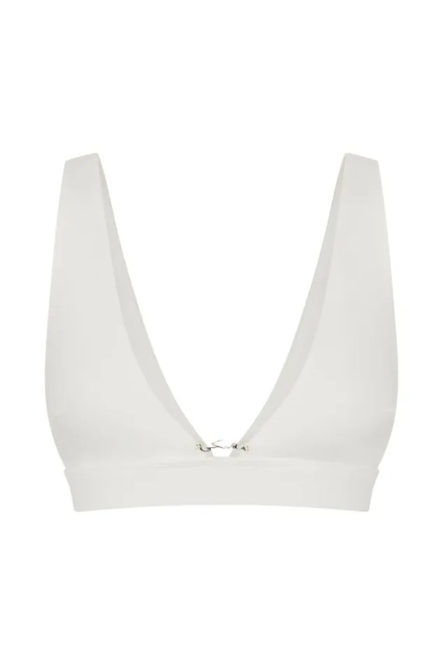 Meshki Crop Tops Women Arla Hardware Bralette 8211 White White Meshki Crop Tops Women Arla Hardware Bralette 8211 White White