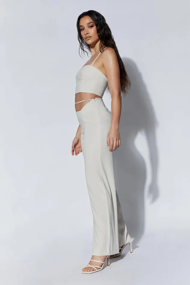 Meshki Crop Tops Women Bahar Seam Line Crop Top 8211 Wheat Wheat Meshki Crop Tops Women Bahar Seam Line Crop Top 8211 Wheat Wheat