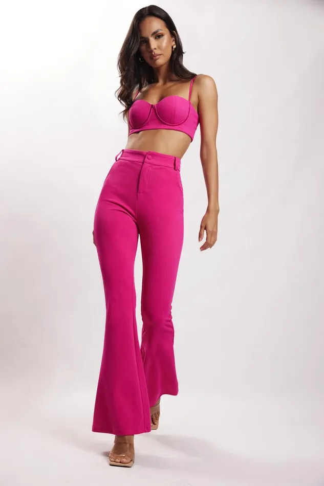 Meshki Crop Tops Women Fiorella Crepe Bustier Top 8211 Fuchsia Fuchsia Meshki Crop Tops Women Fiorella Crepe Bustier Top 8211 Fuchsia Fuchsia