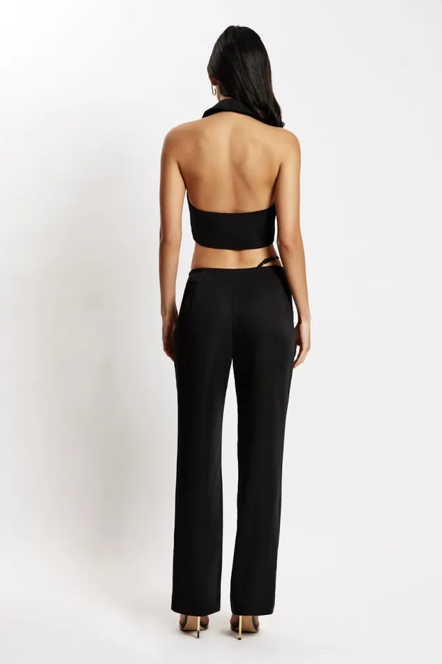 Meshki Crop Tops Women Semara Cropped Waistcoat 8211 Black Black Meshki Crop Tops Women Semara Cropped Waistcoat 8211 Black Black