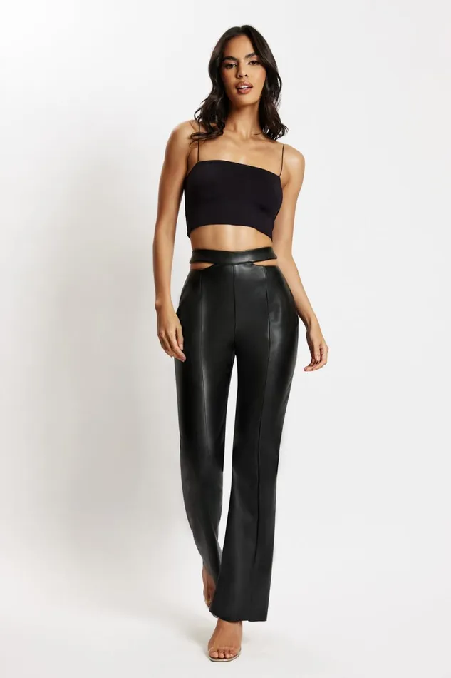 Meshki Crop Tops Women Yvonne Cami Crop Top 8211 Black Black